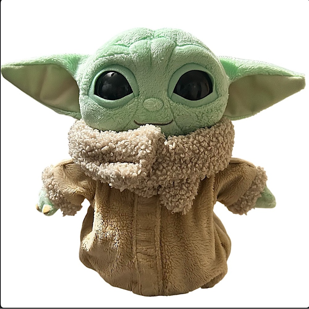 Mattel Yoda 8 inch Plush Flat Bottom